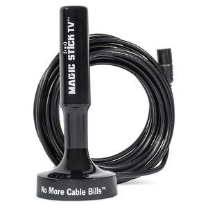 Magic Stick MS-50MAX: HDTV TV Antenna w/ Magnetic Base Indoor, Outdoor - Black